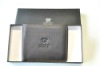 New arrival top brand antibacterial high-quality  genuine leather gift box with wallet