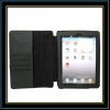 New black promotional hot sale Leather Case with business card pouch For Ipad 2 2nd/generation laptop  accessory