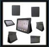 New black promotional hot sale Leather Case with multi function For Ipad 2 2nd/generation laptop  accessory