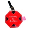 New design Leather luggage tag