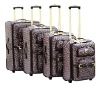 New design PU Travel  trolley set