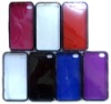 New design Plastic Crystal Front back Touch screen hard case for iphone 4 4g