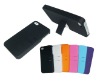 New design Plastic hard case with stand support for iphone 4 4g