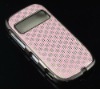New design ! Plating+ PU Leather Shiny Hard Case For Nokia C7 Pink