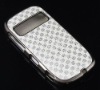 New design ! Plating PU Leather Shiny Hard Case For Nokia C7 White