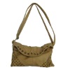 New design Yiwu China retro studded bag for women with long strap