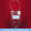 New design clear wine bag with name card pocket XYL-I034