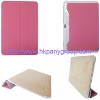 New design for Samsung Galaxy Tab 8.9 P7300 leather case pink color