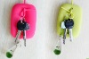 New design key chain silicon bag for cards and keys