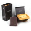 New design men's leather vertical body wallets