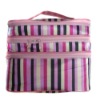 New design satin cosmetic bag with mirror