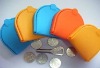 New design silicone pochi coin&key wallet