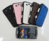 New design smart cover pc+leather phone cases for Blackbery 9700