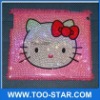 New designer Hello Kitty Blink Jewelry/diamond Hard Case for iPAD2