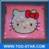 New designer Hello Kitty Blink Jewelry/diamond Hard Case for iPAD2