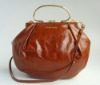 New famous brand name young lady genuine leather handbags