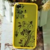 New fashion crystal flower tpu cases for iphone 4 4s