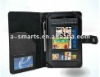 New&hot sale leather case for kindle 4,for e-book case,high-quality and multi-function No:89622 black