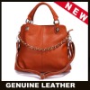 New ladies brown leather handbag (EMG8116)