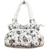 New latest flower pu women bags handbags