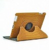 New products Crocodile real leather case for Ipad2