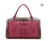 New rabbit fur authentic handbags