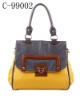 New special design handbag with bright color tote bag 2012