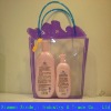 New style and fashion pvc bag for shampoo with your logo