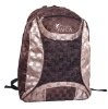 New style checked fabric backpack bags