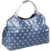 New style pvc coated 100%cotton tote bag