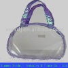 New style pvc tote bag for cosmetic with two handle