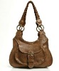 New stylish braided strap genuine leather handbags RT-3184