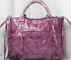 New stylish handbags designer leather shoulder bag purple