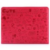 Newest Cartoon PU Leather Case Cover with Stand for Apple ipad 2