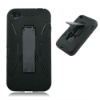 Newest Design 2 in 1 Case for iPhone 4S& iPhone 4G Silicon outer + Plastic inner