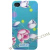 Newest Hard Plastic Flower Hut Series Shell for iPhone 4