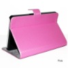 Newest Kindle Fire Carbon Fiber Skin Leather Case pink