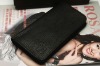 Newest Men's black leather wallet,D-8605