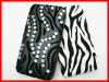 Newest Zebra wallet,Fashion Flat wallet,Luxury Crystal purses