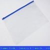 Newest clean pvc bag of packaging blue zip
