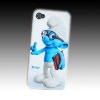 Newest cute smurf case for iphone 4