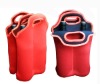 Newest design of neoprene bottle can cooler bag with 4 bottles