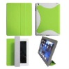 Newest design smart cover for ipad 2 high quality pu case sleeve with folded copy of original hot sale
