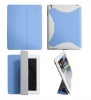 Newest design smart cover for ipad 2 high quality pu case sleeve with folded copy of original hot sale