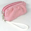 Newest double layer PU cosmetic bag