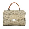 Newest fashion beige PU handbags
