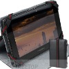 Newest folio style PU leather case for BlackBerry Playbook--buffalo hide blackberry leather case