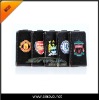Newest football club series flip PU leather case for iphone4 4s
