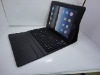 Newest for iPad silicon bluetooth keyboard leather case