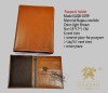 Newest high-quality top grade genuine leather antibacterial passport holder